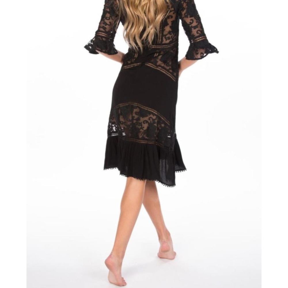 NWT For Love and Lemons Ellery Midi Dress XS - Picture 2 of 4